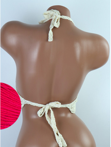 Tassel Drops Crochet: Whimsical Knots - Crochet Bikini Top