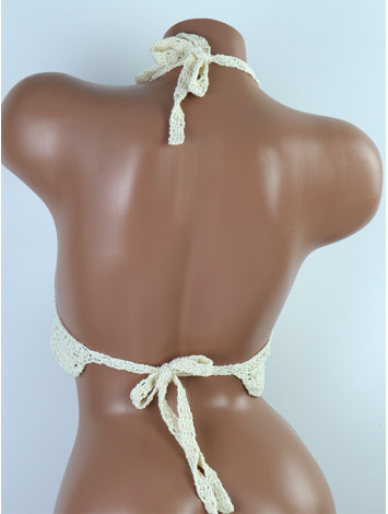 Tassel Drops Crochet: Whimsical Knots - Crochet Bikini Top