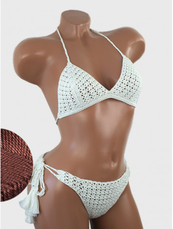 Meshy Duo: Laceweave Lattice - Купальник В'язаний Гачком