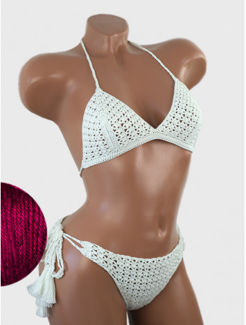 Meshy Duo: Laceweave Lattice - Купальник В'язаний Гачком