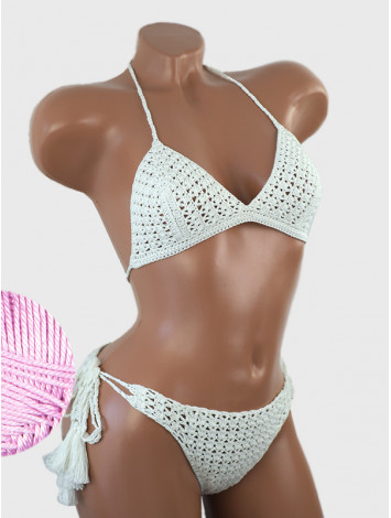 Meshy Duo: Laceweave Lattice - Купальник В'язаний Гачком