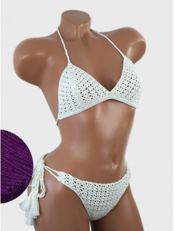 Meshy Duo: Laceweave Lattice - Купальник В'язаний Гачком