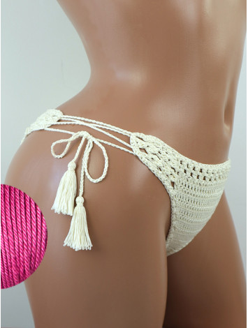 Tropicana Tassels: Boho Breeze Bikini - Низ Бікіні В'язаний Гачком