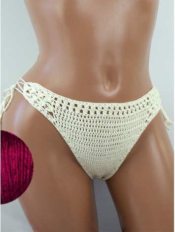 Tropicana Tassels: Boho Breeze Bikini - Низ Бікіні В'язаний Гачком