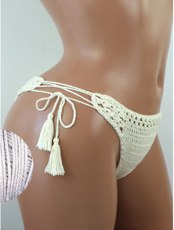 Tropicana Tassels: Boho Breeze Bikini - Низ Бікіні В'язаний Гачком