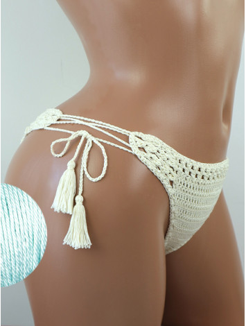 Tropicana Tassels: Boho Breeze Bikini - Низ Бікіні В'язаний Гачком