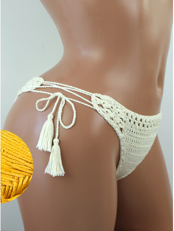 Tropicana Tassels: Boho Breeze Bikini - Низ Бікіні В'язаний Гачком