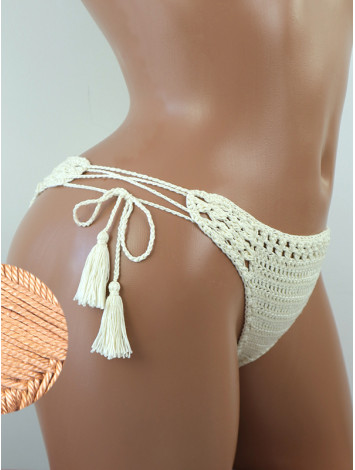 Tropicana Tassels: Boho Breeze Bikini - Низ Бікіні В'язаний Гачком