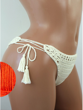 Tropicana Tassels: Boho Breeze Bikini - Низ Бікіні В'язаний Гачком