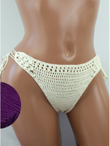 Tropicana Tassels: Boho Breeze Bikini - Низ Бікіні В'язаний Гачком