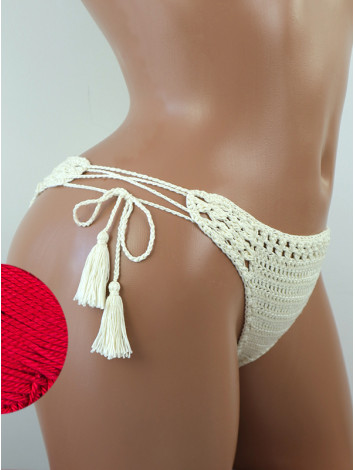 Tropicana Tassels: Boho Breeze Bikini - Низ Бікіні В'язаний Гачком