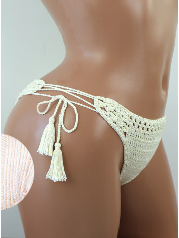 Tropicana Tassels: Boho Breeze Bikini - Низ Бікіні В'язаний Гачком