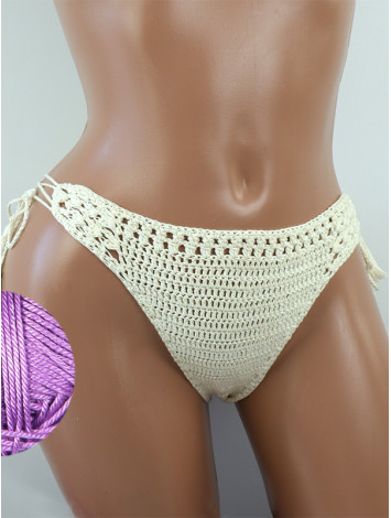 Tropicana Tassels: Boho Breeze Bikini - Низ Бікіні В'язаний Гачком