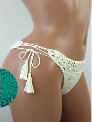 Tropicana Tassels: Boho Breeze Bikini - Низ Бікіні В'язаний Гачком
