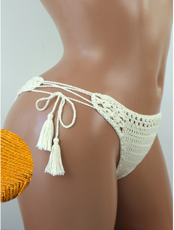 Tropicana Tassels: Boho Breeze Bikini - Низ Бікіні В'язаний Гачком