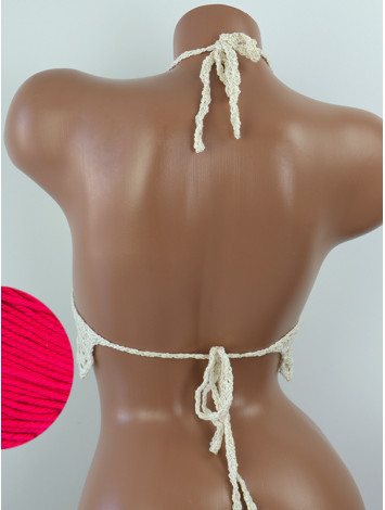 Whispering Flowers: The Tenderness of Bloom - Crochet Bikini Top