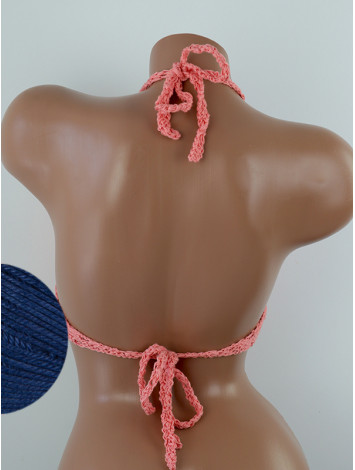 Diamond Net: Lace-Up Cinched - Топ В'язаний Гачком