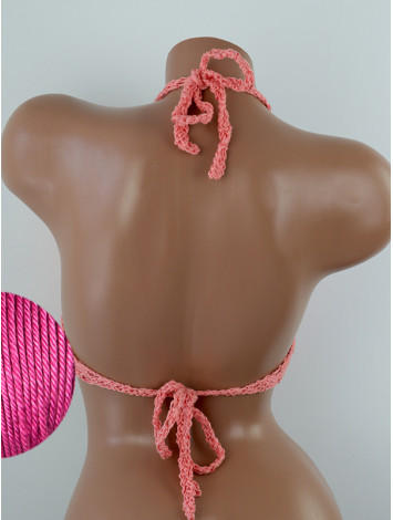 Diamond Net: Lace-Up Cinched - Топ В'язаний Гачком