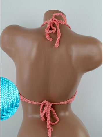 Diamond Net: Lace-Up Cinched - Топ В'язаний Гачком