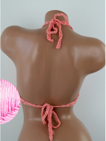 Diamond Net: Lace-Up Cinched - Топ В'язаний Гачком