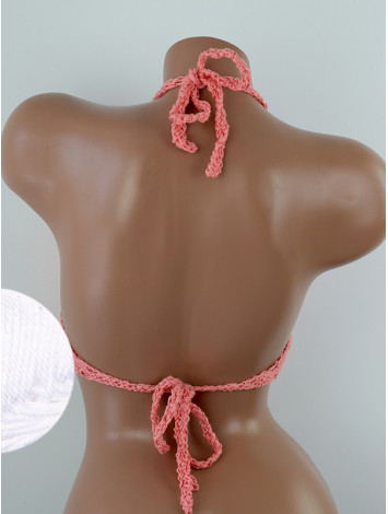 Diamond Net: Lace-Up Cinched - Топ В'язаний Гачком