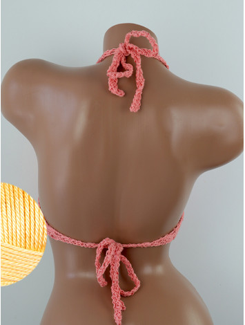 Diamond Net: Lace-Up Cinched - Топ В'язаний Гачком