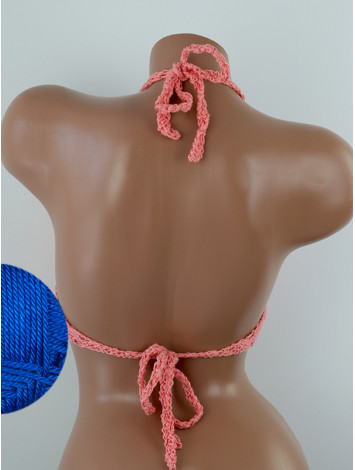 Diamond Net: Lace-Up Cinched - Топ В'язаний Гачком