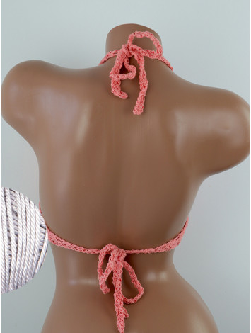 Diamond Net: Lace-Up Cinched - Топ В'язаний Гачком