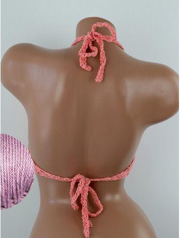 Diamond Net: Lace-Up Cinched - Топ В'язаний Гачком