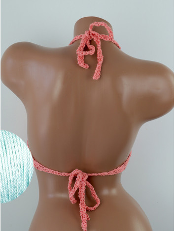 Diamond Net: Lace-Up Cinched - Топ В'язаний Гачком