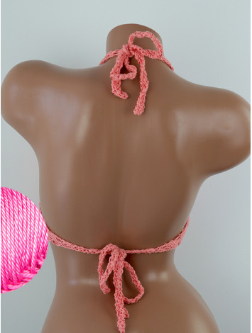 Diamond Net: Lace-Up Cinched - Топ В'язаний Гачком