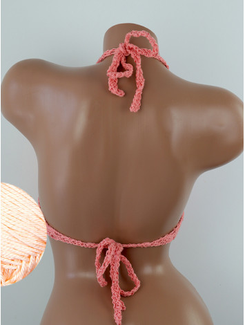 Diamond Net: Lace-Up Cinched - Топ В'язаний Гачком