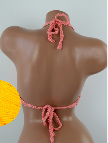 Diamond Net: Lace-Up Cinched - Топ В'язаний Гачком