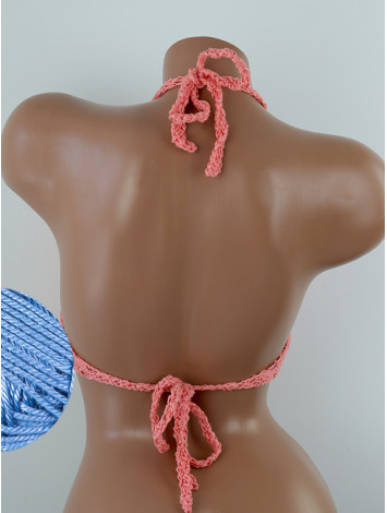 Diamond Net: Lace-Up Cinched - Топ В'язаний Гачком