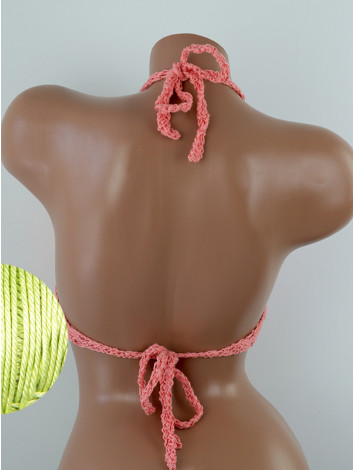 Diamond Net: Lace-Up Cinched - Топ В'язаний Гачком