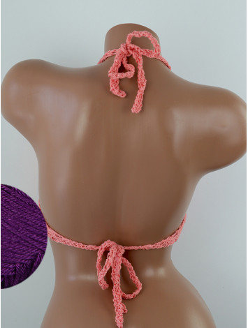 Diamond Net: Lace-Up Cinched - Топ В'язаний Гачком