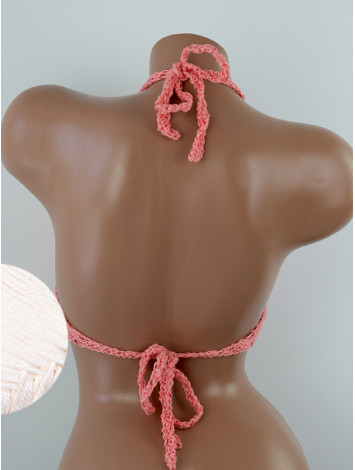 Diamond Net: Lace-Up Cinched - Топ В'язаний Гачком