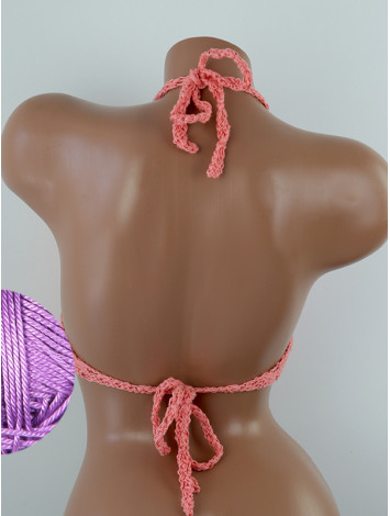 Diamond Net: Lace-Up Cinched - Топ В'язаний Гачком