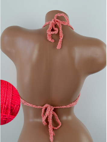 Diamond Net: Lace-Up Cinched - Топ В'язаний Гачком