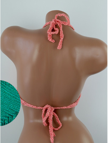 Diamond Net: Lace-Up Cinched - Топ В'язаний Гачком