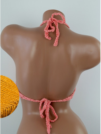 Diamond Net: Lace-Up Cinched - Топ В'язаний Гачком