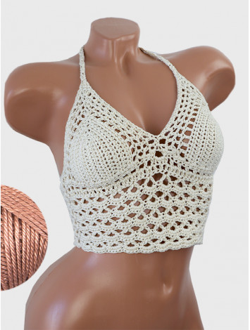 Corset-Style: Lace Labyrinth - Топ В'язаний Гачком