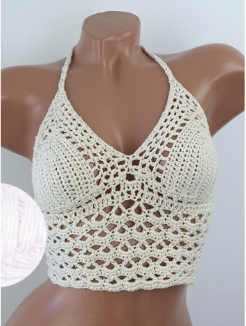 Corset-Style: Lace Labyrinth - Топ В'язаний Гачком