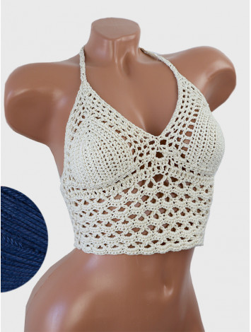 Corset-Style: Lace Labyrinth - Топ В'язаний Гачком