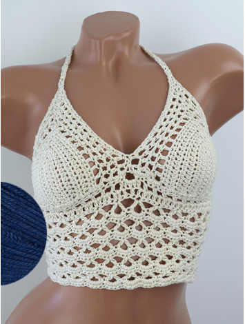 Corset-Style: Lace Labyrinth - Топ В'язаний Гачком