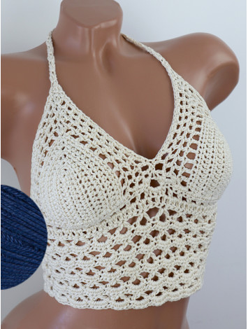 Corset-Style: Lace Labyrinth - Топ В'язаний Гачком