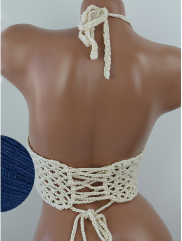 Corset-Style: Lace Labyrinth - Топ В'язаний Гачком