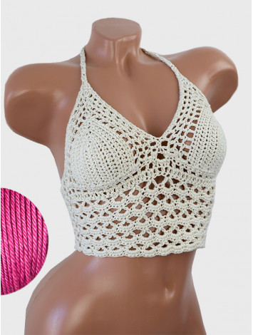 Corset-Style: Lace Labyrinth - Топ В'язаний Гачком