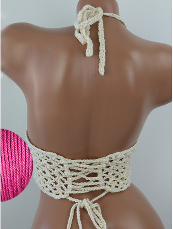 Corset-Style: Lace Labyrinth - Топ В'язаний Гачком