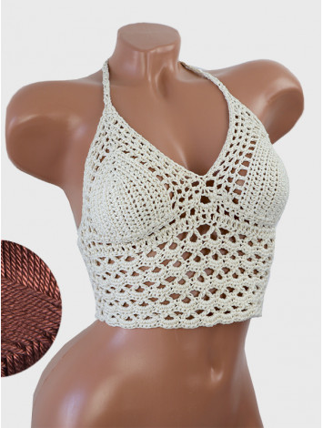 Corset-Style: Lace Labyrinth - Топ В'язаний Гачком